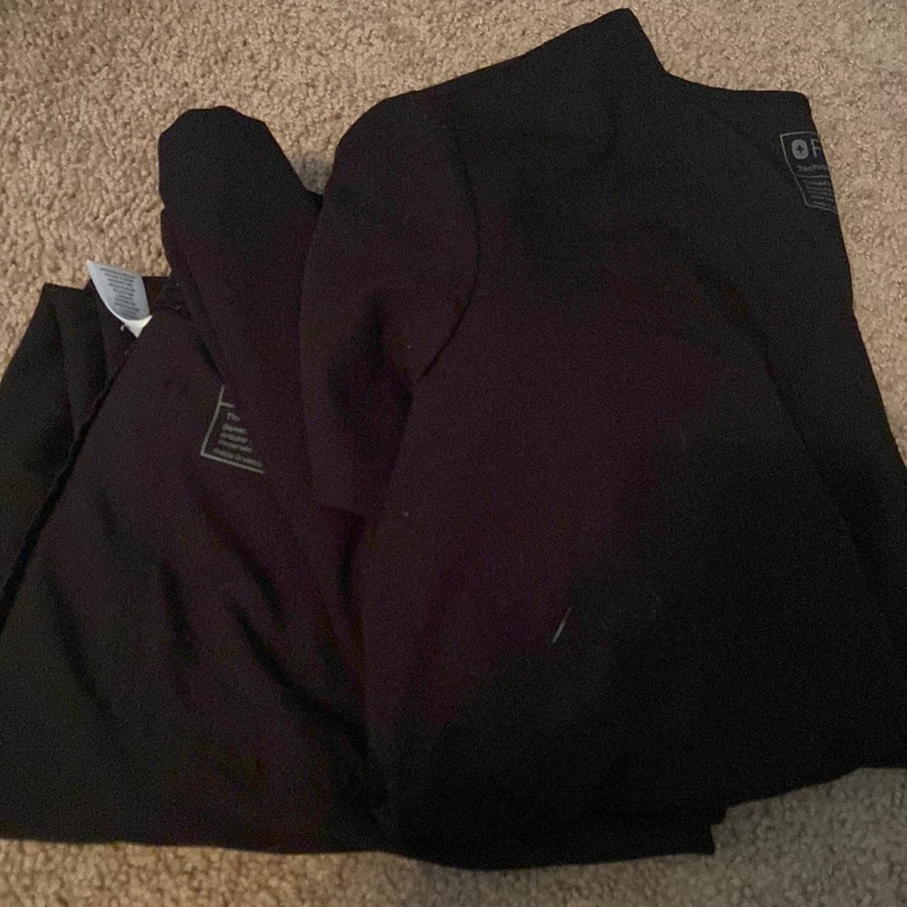Figs Scrub Set, black, size XL